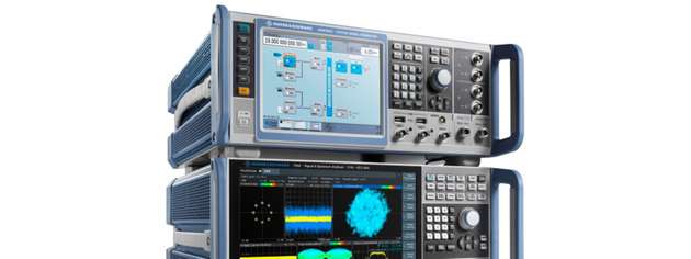R&S-SMW200A-Vektorsignalgenerator und R&S-FSW-Signal- und Spektrumanalysator