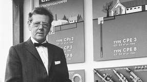 Poul Due Jensen gründete 1945 das Unternehmen Bjerringbro Pressestøberi og Maskinfabrik – seit 1967 bekannt als Grundfos.
