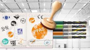 Chainflex-Leitungen verzichten auf die schädlichen PTFE- und PFAS-Chemikalien, garantiert mit „PFAS-free“-Siegel.