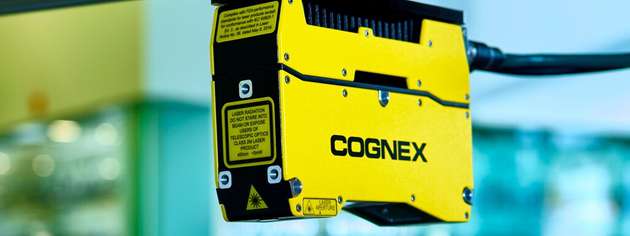Das Bildverarbeitungssystem In-Sight L38 von Cognex in Betrieb.