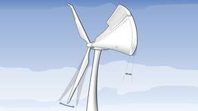 Technik wie beim Flugzeug: Windenergieanlagen sollen mit wandlungsfähigen Rotorblättern ausgestattet werden.