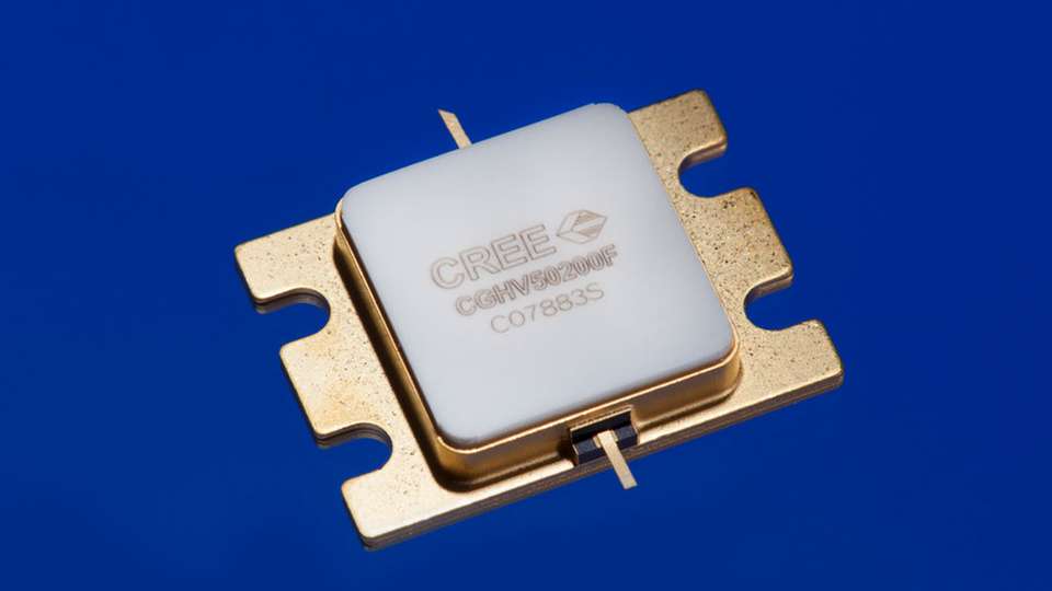 Der  GaN-Transistor CGHV50200F von Cree.