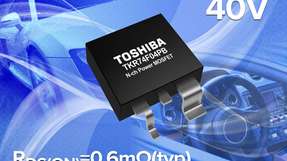 Der 40-V-n-Kanal-Leistungs-MOSFET weist nach Angaben von Toshiba einen geringe Durchlasswiderstand auf.
