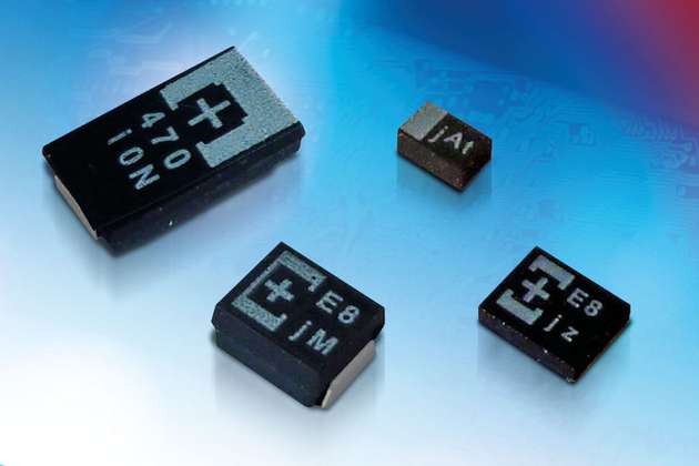 Die Polymer-Tantal-Kondensatoren Poscap weisen niedrige ESR-Werte auf und sind sehr kompakt.