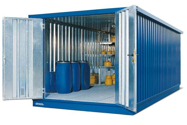 Dank der modularen Bauweise kann der Kunde selbst entscheiden, wo die Tür des Containers sitzt und wie groß sie ist.
