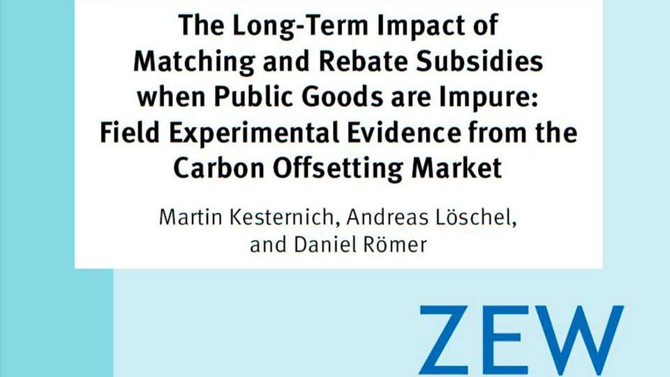 CO2-neutrales Reisen untersucht: Eine Studie des Zentrum für Europäische Wirtschaftsforschung (ZEW)