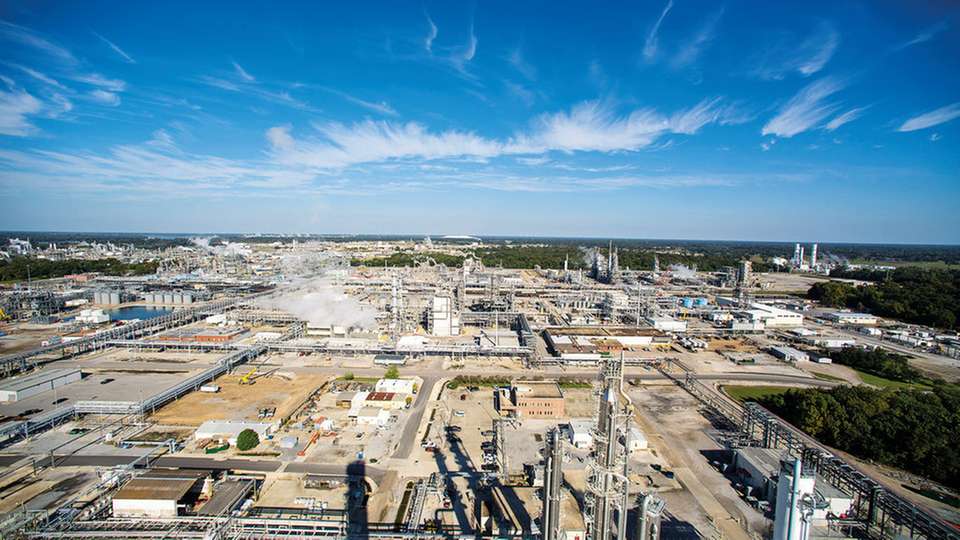 BASF Verbundstandort Geismar am Mississippi: einer der Standorte, an dem die PVP-Kapazitäten erweitert werden.