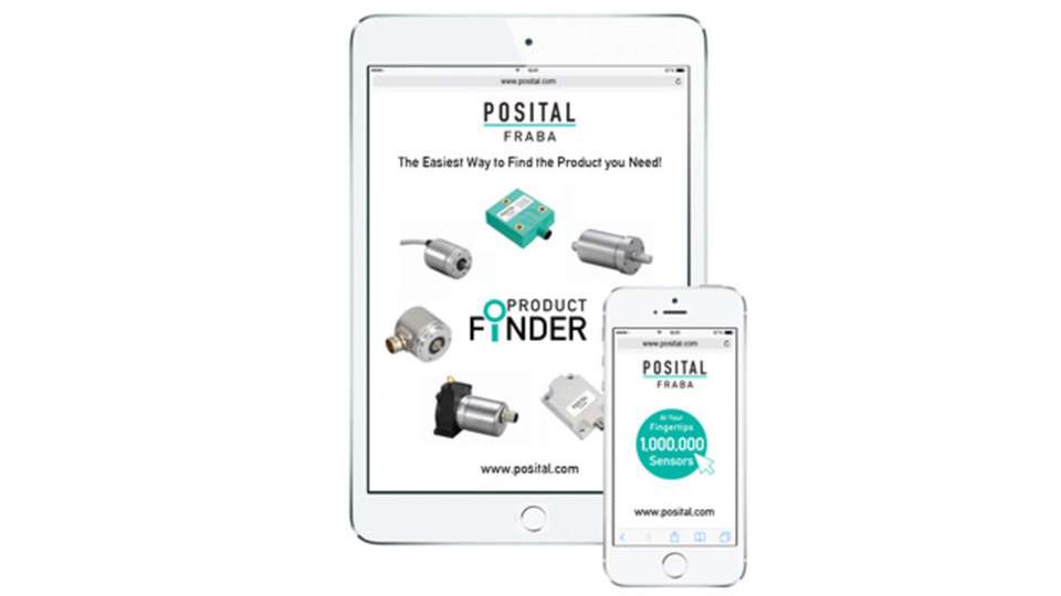 Online-Produktfinder jetzt auch für Smartphone und Tablet – „One Million Sensors at Your Fingertips“