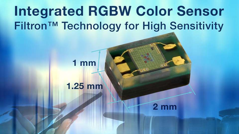 Die Filtron-Technik soll sehr gute spektrale RGBW-Empfindlichkeit gewährleisten.