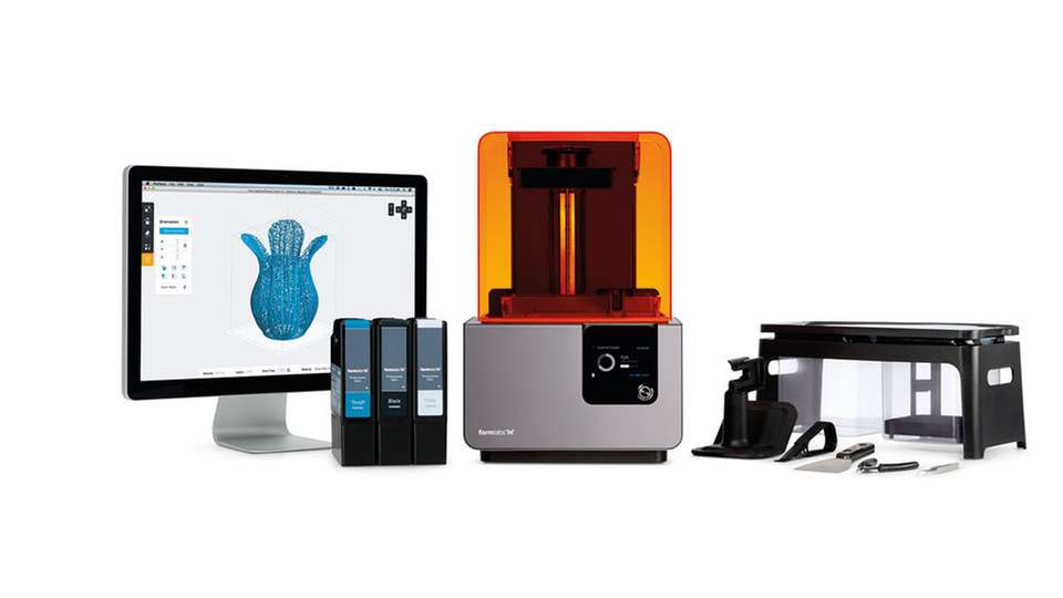 3D-Drucker wie der Formlabs Form 2 finden zunehmend im industriellen Umfeld Verwendung.