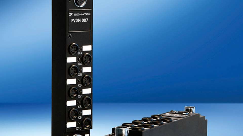 Digitales I/O-Modul in IP67
Das neue digitale I/O-Mischmodul PVDM 087 aus dem Hause Sigmatek