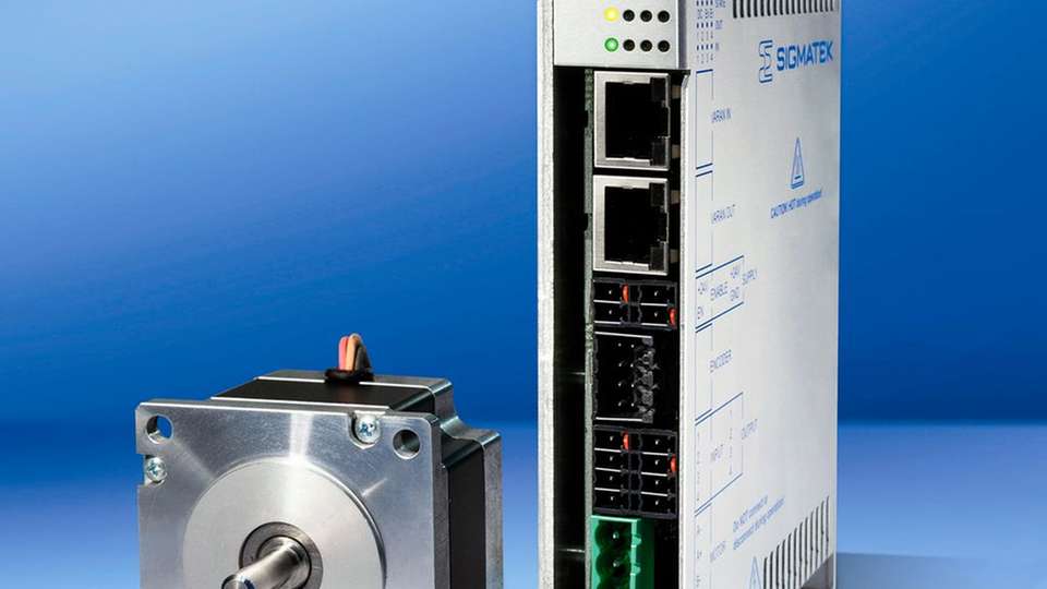 Modul für die Ansteuerung 2-phasiger Schrittmotoren
Ein Varan-Bus ermöglicht es, Module in Linienstruktur anzuschließen