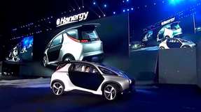Im Rahmen einer Firmenveranstaltung enthüllte der chinesische Hersteller Hanergy vier Konzeptstudien für rein solarbetriebene E-Cars.
