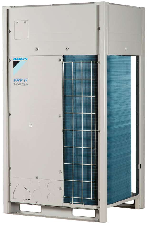 Die Luft-Luft-Wärmepumpe VRV IV von Daikin ist auch als Wärmerückgewinnungssystem verfügbar. Damit kann Abwärme aus zu kühlenden Bereichen eines Gebäudes zurückgewonnen und zum Heizen anderer Bereiche und der Warmwasserbereitung verwendet werden.