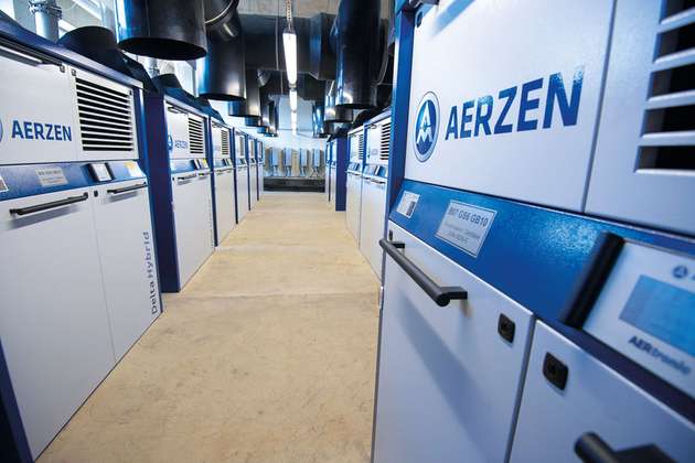 Mit der Umrüstung der Luftversorgung auf moderne Drehkolbengebläse der Aerzen-Gerätereihe Delta Hybrid spart der Abwasserbetrieb in Luxemburg 15 kW pro Anlage ein.  