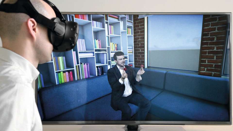 Mit einer VR-Brille mitten im Geschehen sein: Ein neues Kamerasystem stellt Menschen natürlich und realitätsnah virtuell dar.