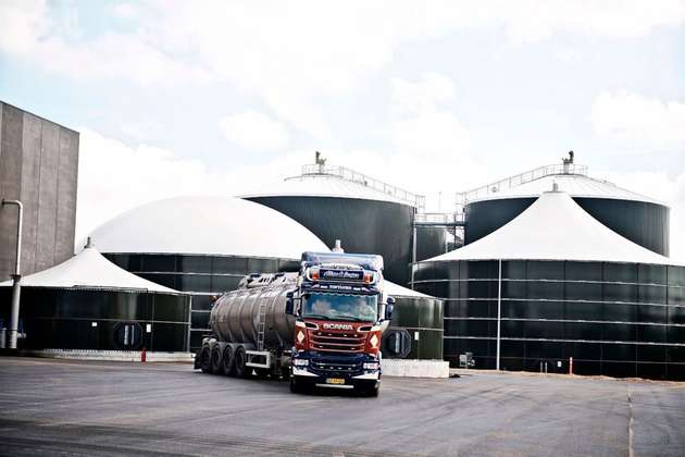 Die Biogasanlage wird jährlich 425.000 Tonnen Gülle aus landwirtschaftlichen Betrieben verarbeiten, die in einem Umkreis von durchschnittlich 18 Kilometern um die Anlage liegen.