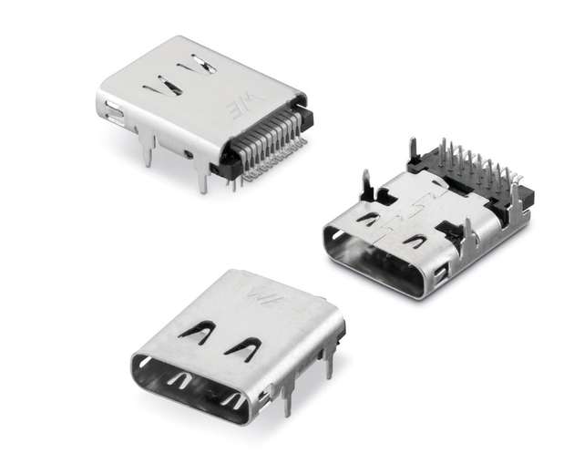 Der Steckverbinder USB 3.1 weist in der Ausführung von Würth Elektonik eine besonders stabile Nickelschirmung auf.