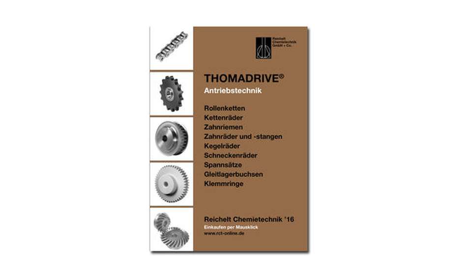 Einen Überblick über das Antriebstechnik-Sortiment von Reichelt Chemietechnik können sich Interessierte im neuen Thomadrive-Handbuch verschaffen.