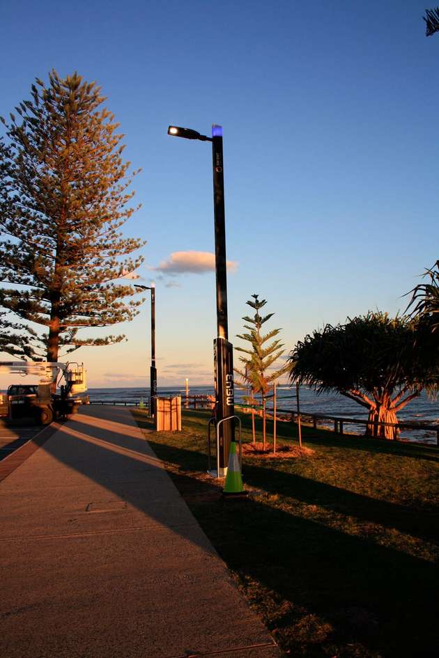 In Caloundra in Australien werden zwölf Sm!ght-Leuchten aufgestellt.