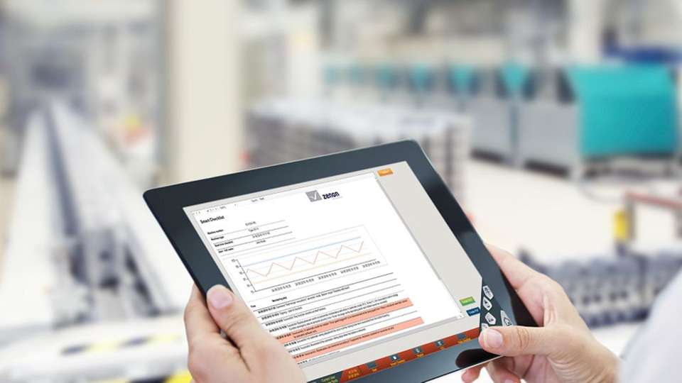 Übersichtlich und mobil: Die zenon Smart Checklist auf dem Tablet. 