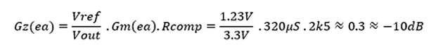Formel 3 zur Berechnung der Verstärkung Gz(ea) bei der Frequenz Fz(ea)