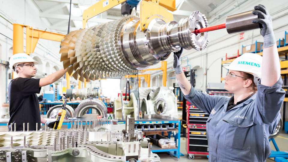 Gasturbinn wie die in Großbritannien gefertigte Siemens SGT 400 Gasturbine sollen helfen, die wachsende Stromnachfrage in Zukunft zu decken.