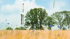 Erdgasbohrung in Niedersachsen: 12 Prozent des deutschen Erdgasbedarfs werden aus heimischen Quellen gedeckt.