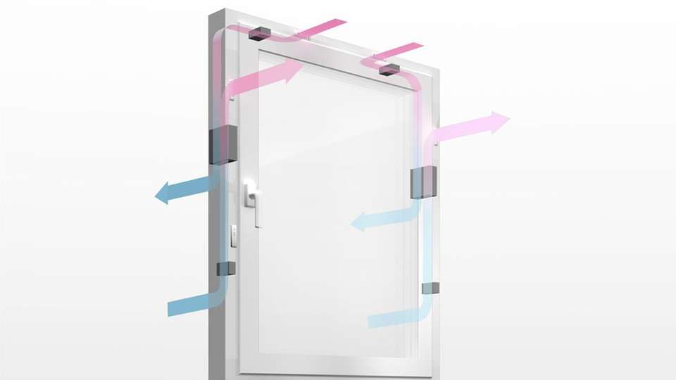 Bietet Vorteile für Sanierung: Geneo Inovent ist ein vollständig ins Fenster integriertes Lüftungssystem.