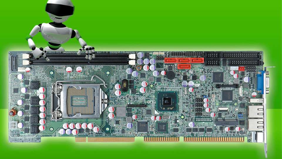 CPU-Karte mit integriertem PCIe-Mini-Slot
CPU-Karte für Prozessoren der zweiten Generation