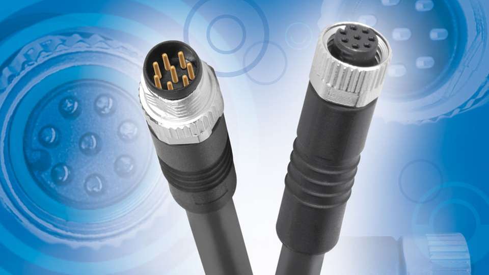 
                        
                        
                          Steckverbinder mit PUR- oder PVC-Kabel
                        
                      