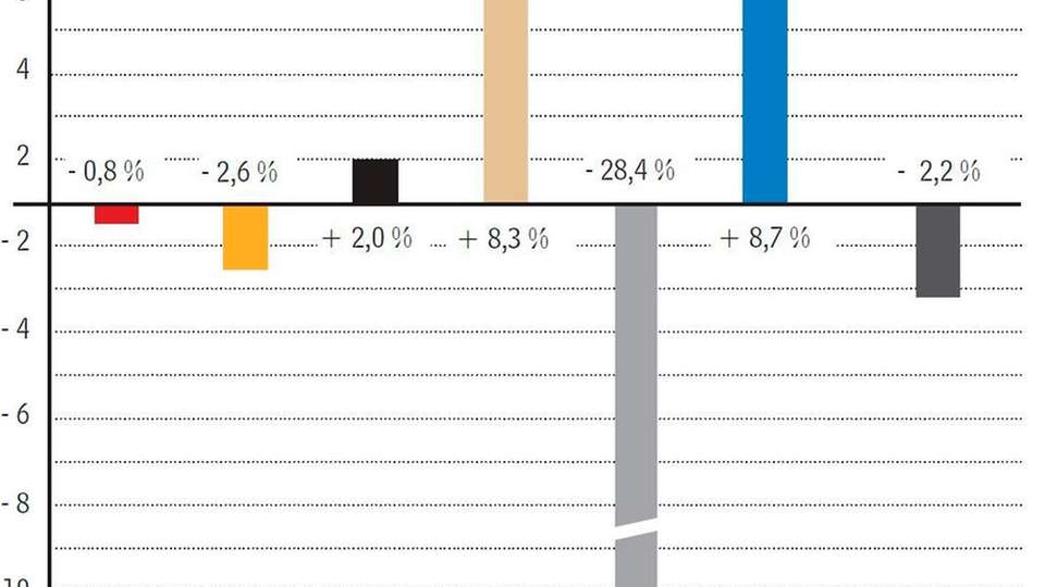 
                        
                        
                          Gewinner: Prozentual stieg der Anteil der Erneuerbaren noch stärker als der von Braunkohle (vgl. 2011).
                        
                      