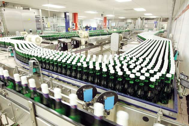 Die Sektkellerei Matheus Müller befüllt die Sektflaschen im Dreischichtbetrieb an fünf Tagen pro Woche. Mehr als 75 Millionen Sektflaschen sind es jedes Jahr, darunter auch Piccolo-Flaschen.