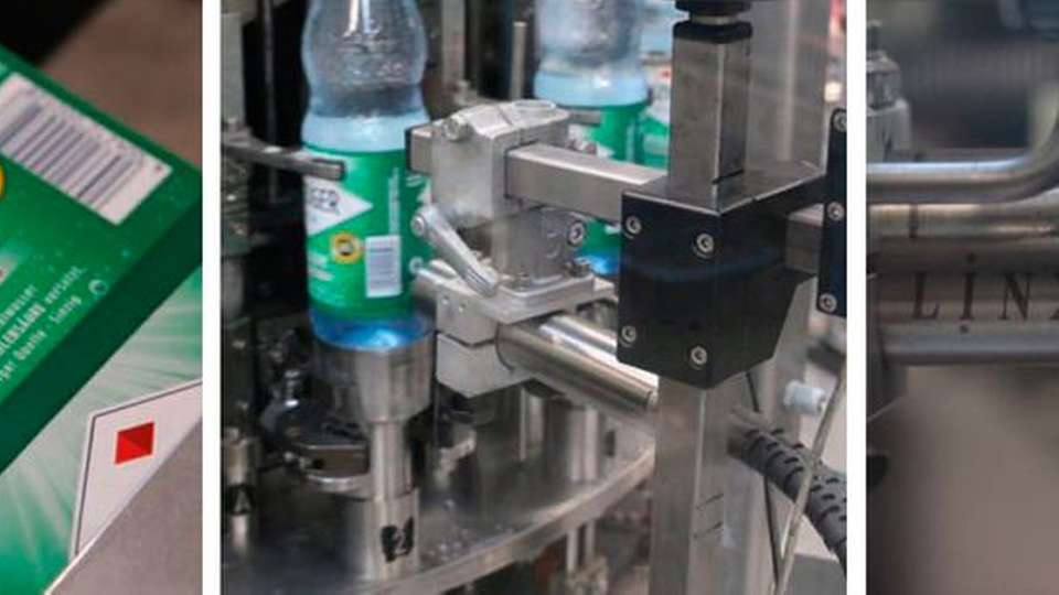 Für die Beschriftung ihrer PET-Flaschen nutzt Sinziger Mineralbrunnen den Continous-Inkjet-Drucker Linx 8900 von Bluhm Systeme.