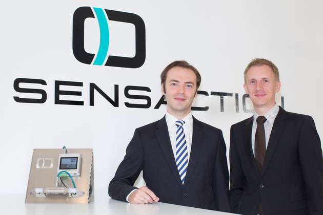 Die beiden SensAction-Gründer Stefan Rothballer und Michael Münch werden auch künftig die Geschäfte des Unternehmens führen.