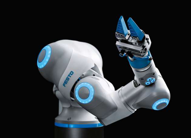 Die feinfühlige Bewegungsdynamik des Bionic Cobot macht den Leichtbauroboter geeignet für sichere Mensch-Roboter-Kollaboration.