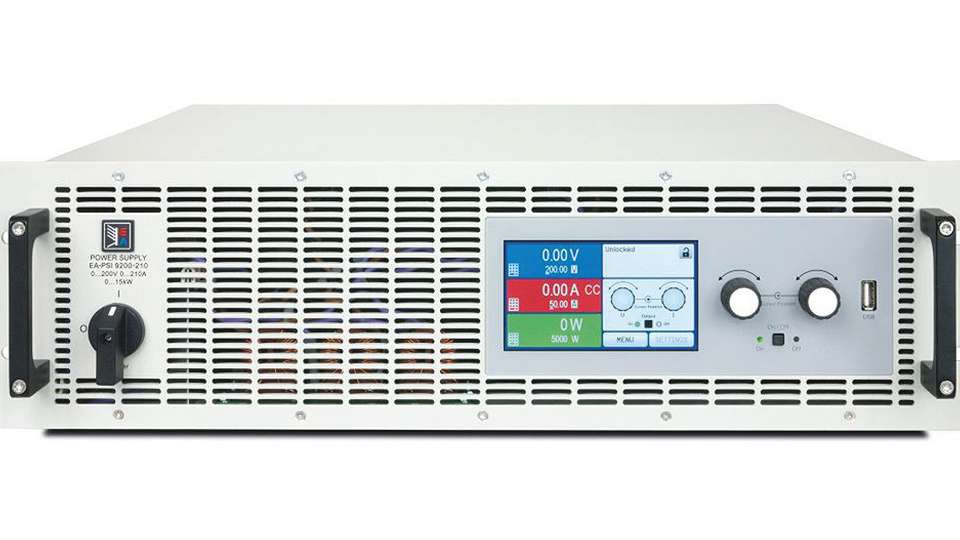 Die bidirektionale Laborstromversorgung der Serie EA-PSB 9000 ist Stromversorger als auch elektronische Last. 
