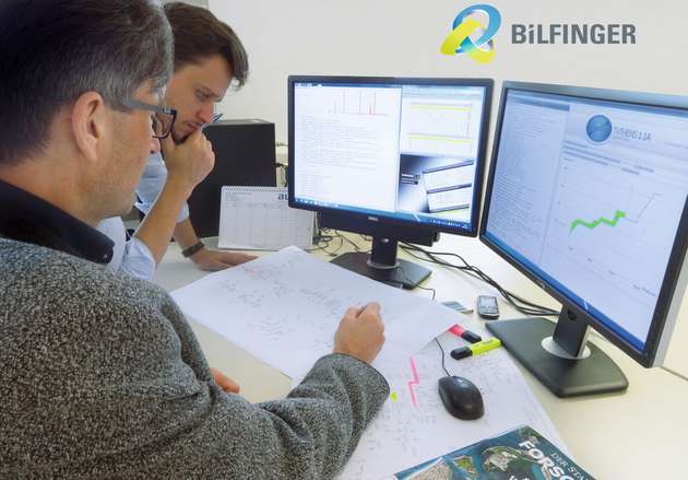 Die Pinch-Analyse ist ein mathematisch anspruchsvolles Verfahren. Die dafür von Bilfinger mit der Technischen Universität Wien entwickelten Analysetools ermöglichen eine effiziente Berechnung.
