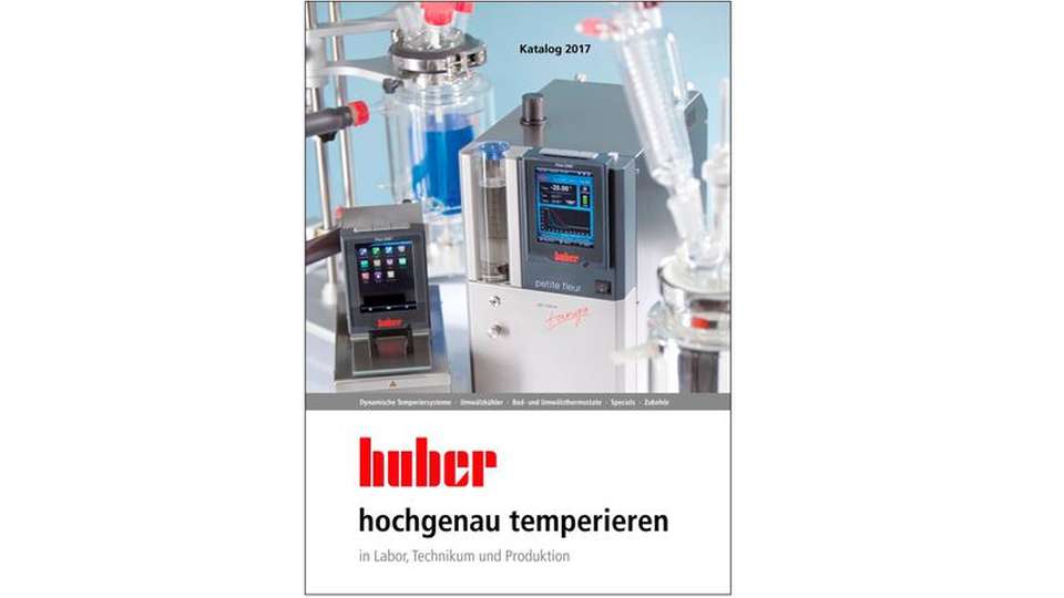 Der aktualisierte Temperiertechnik-Katalog 2017 von Huber Kältemaschinenbau enthält eine große Modellauswahl für Forschung und Prozesstechnik, daneben Zubehörartikel, Anwendungstipps und Fallstudien.
