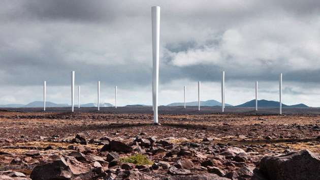 Vortex: Die Idee für eine Windkraftanlage ohne Flügel stammt aus Spanien.