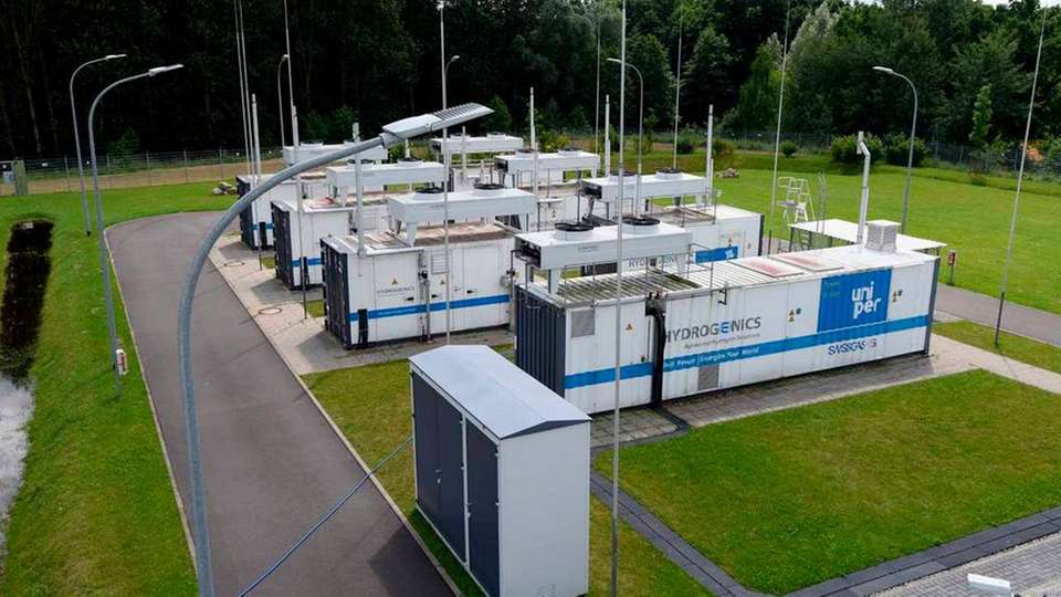 Die bestehende Power-to-Gas-Anlage in Falkenhagen wird durch eine neue Methanisierungsanlage erweitert.