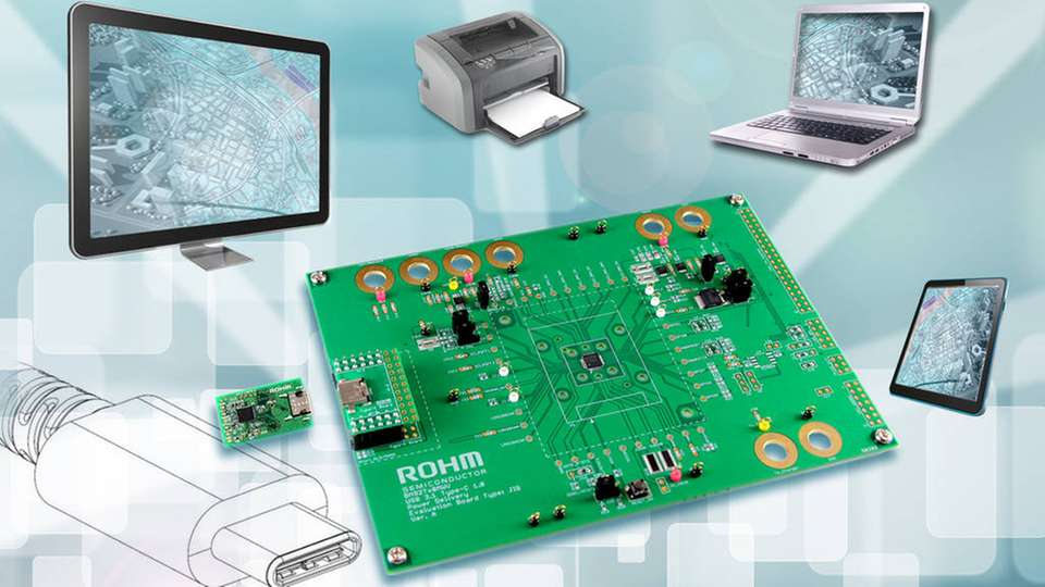 Die neuen Evaluation-Boards für USB-Typ-C-USB-Power-Delivery von Rohm Semiconductor.