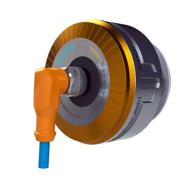 Der Spark Detektor von Atexon mit einem extra weiten 180-Grad-Sichtfeld und einem breiten Erfassungsspektrum zur Funkenerkennung ergänzt ab sofort das Safety-Portfolio von Hoerbiger.