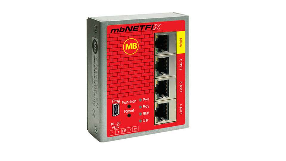 mbNETFIX – die Industrie-Firewall für den Automatisierer.