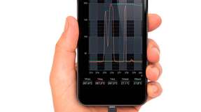 Mittels einer Android-App lassen sich Infrarot-Thermometer auch mobil nutzen.