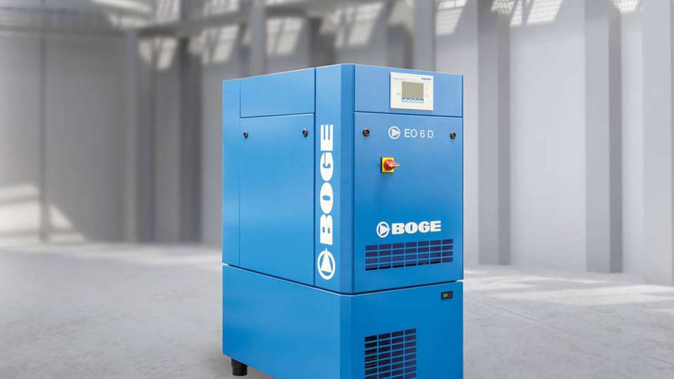 Der Scrollkompressor EO 6 D von Boge.