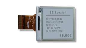 Das elektrophoretische Display TINK-EPD154A01-THW behält auch nach dem Abschalten seinen Bildinhalt.