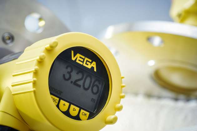 Optimale Leistungsreserve: Der Vegapuls 69 kann selbst in 120 m Entfernung noch schlecht reflektierende Schüttgüter zuverlässig messen. Und das mit einer Zykluszeit von weniger als einer Sekunde und einer Genauigkeit  von ±5 mm.