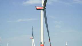 Ende 2019 sollen alle 33 Turbinen des Offshore-Windparks Deutsche Bucht, mit einer jeweiligen Leistung von 8,4 MW, installiert sein.