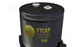 Ein Kondensator der GW-Baureihe von FTCAP.